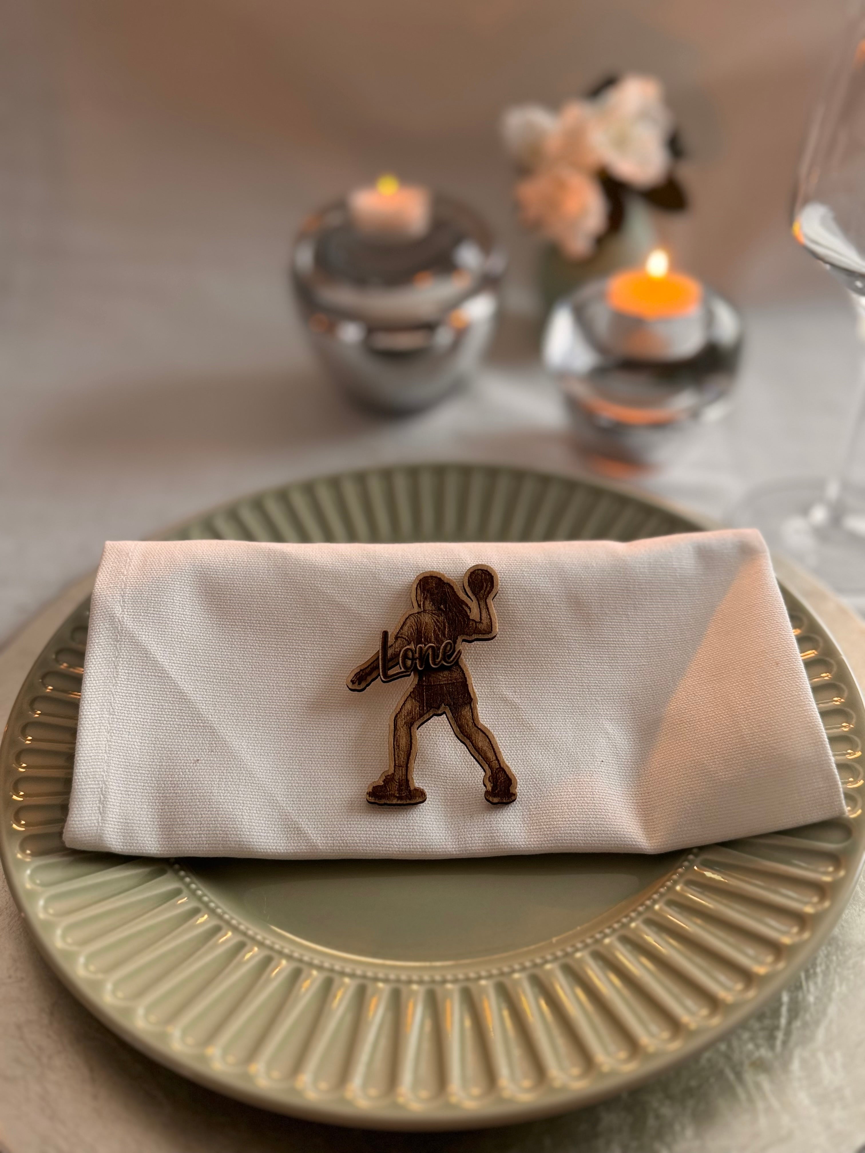 Bordkortfigurer i tre