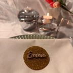 Bordkort Glitter og glam