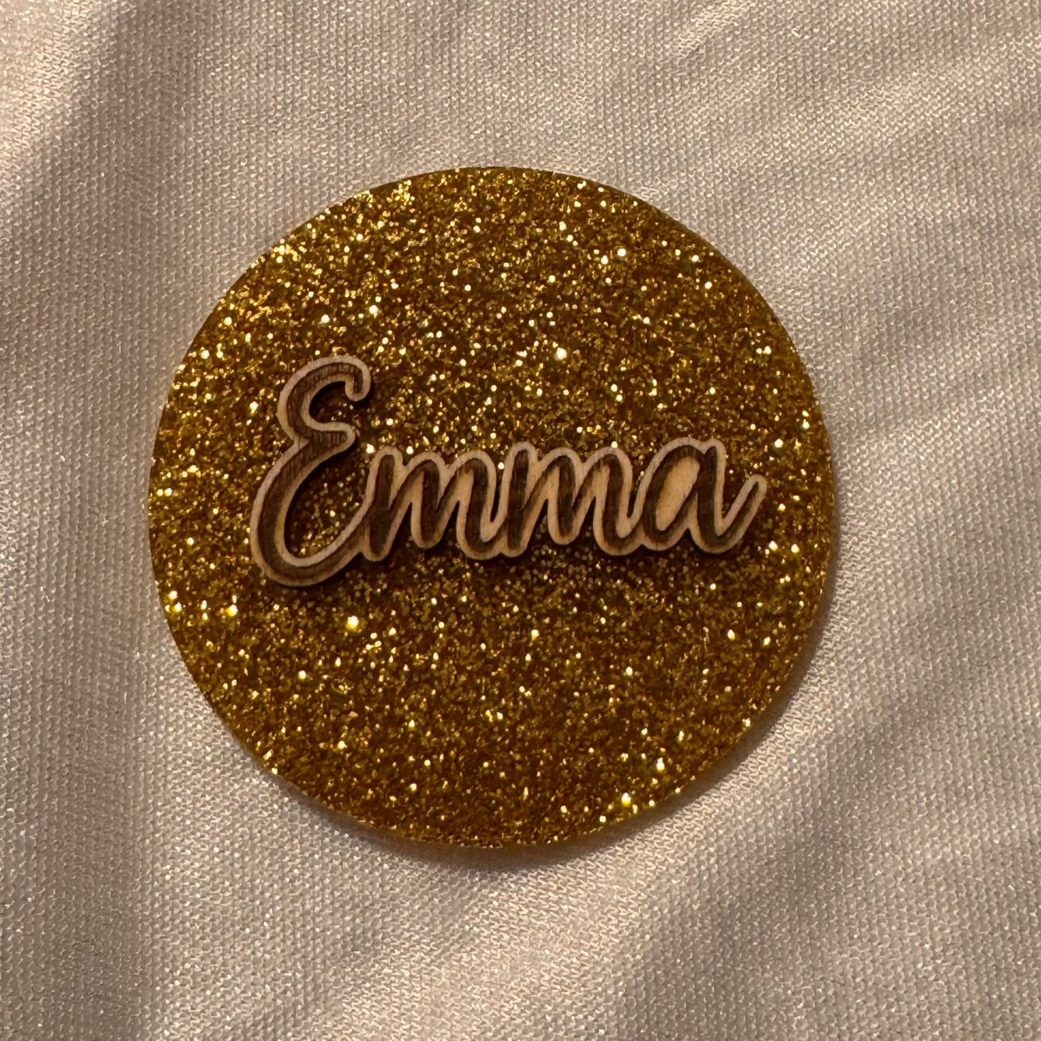 Bordkort Glitter og glam