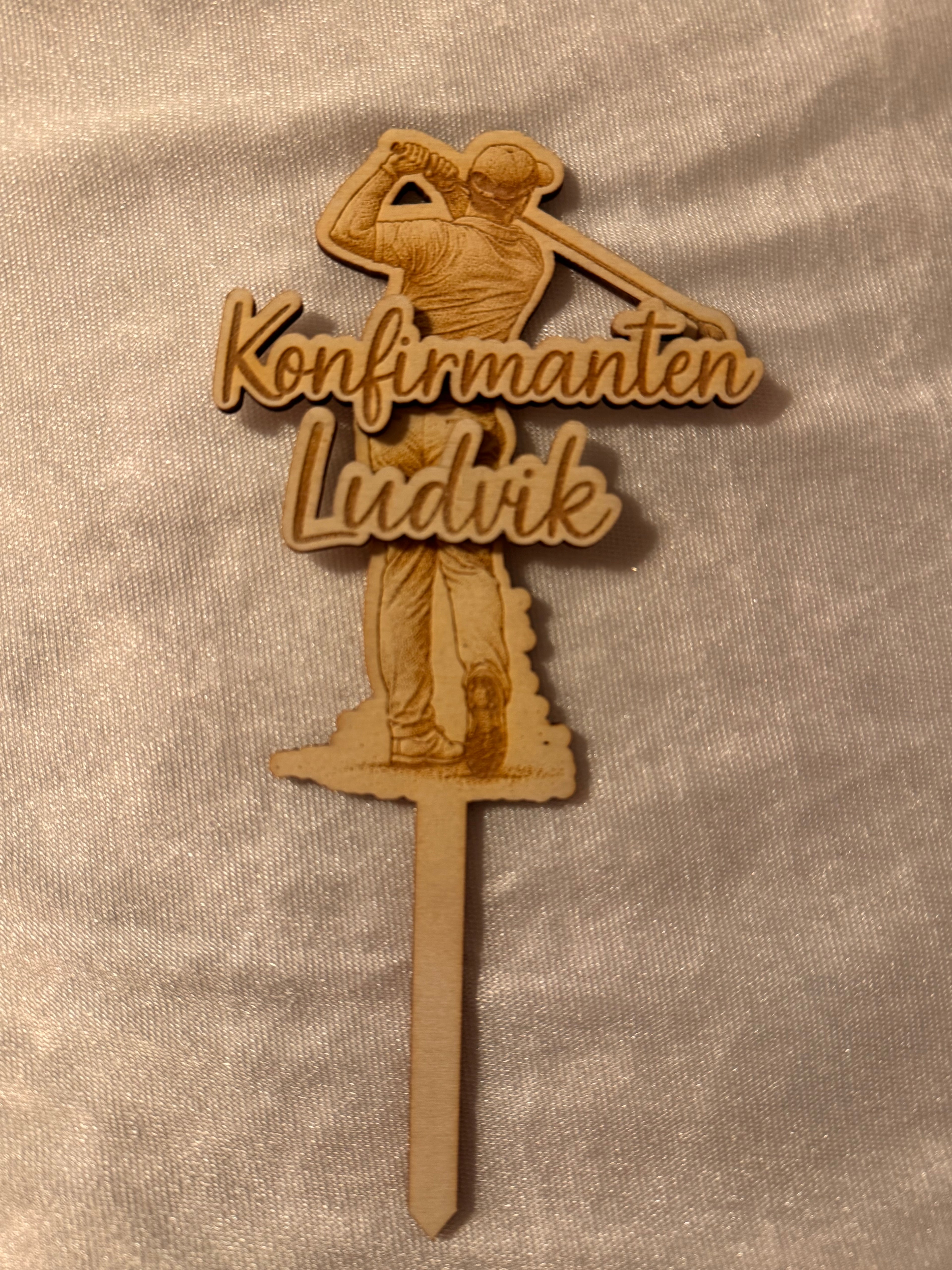 Kaketopper golfspiller